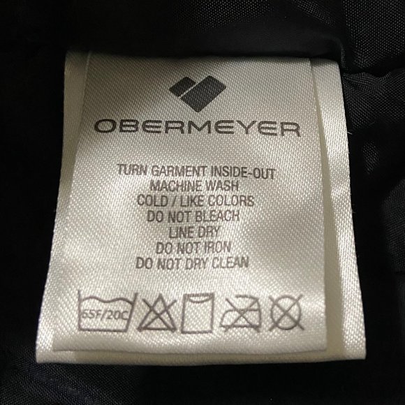 Obermeyer Girls Ski Jacket - Black, Pink size 10 - 12 - Picture 11 of 12